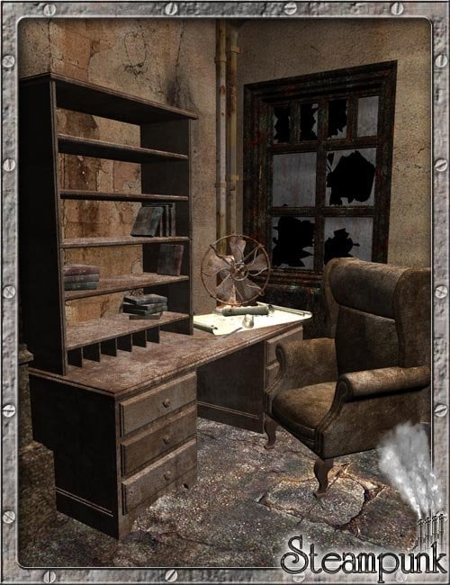 Condemned Interior by: IsauraS, 3D Models by Daz 3D