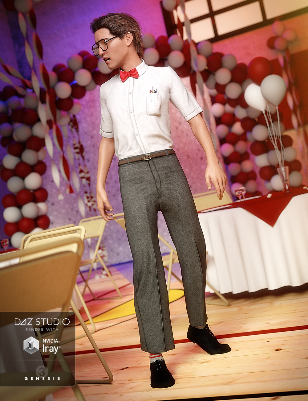 Nerdy Guy Outfit for Genesis 3 Male(s) by: NikisatezLuthbellina, 3D Models by Daz 3D