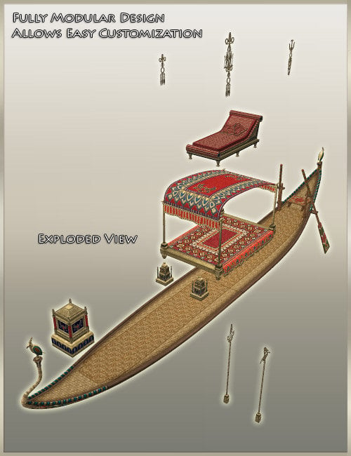 Sacred Barge by: , 3D Models by Daz 3D