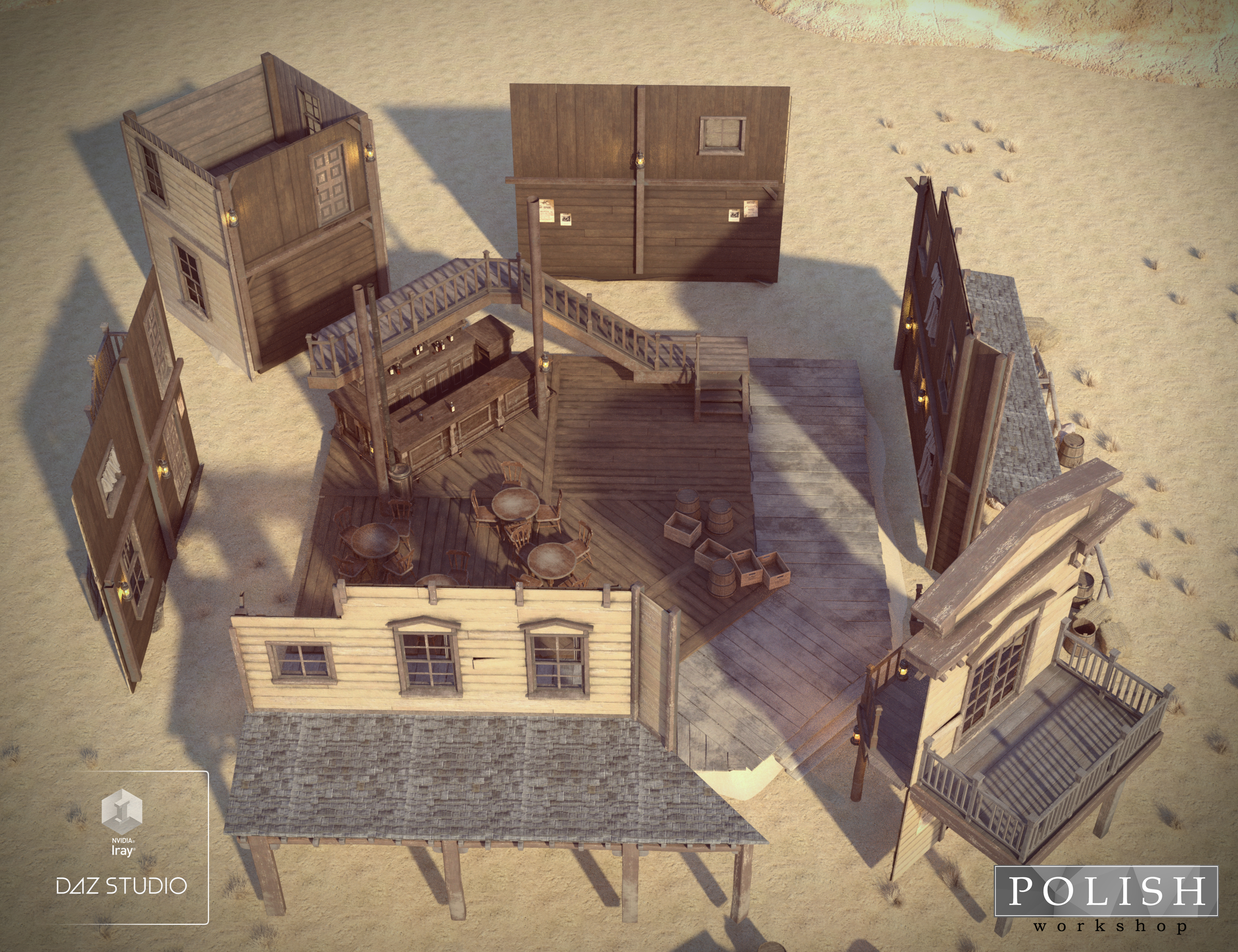 Western Saloon Western Saloon by: Polish, 3D Models by Daz 3D