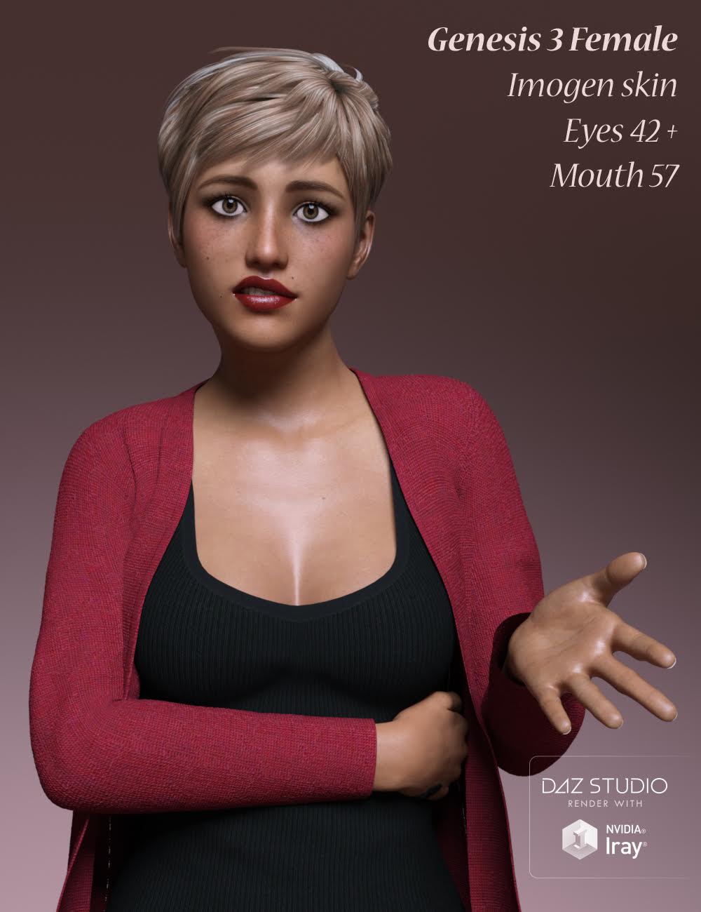 Genesis 3 Female XprssnMagic by: gryffnn / Elisa Griffin, 3D Models by Daz 3D