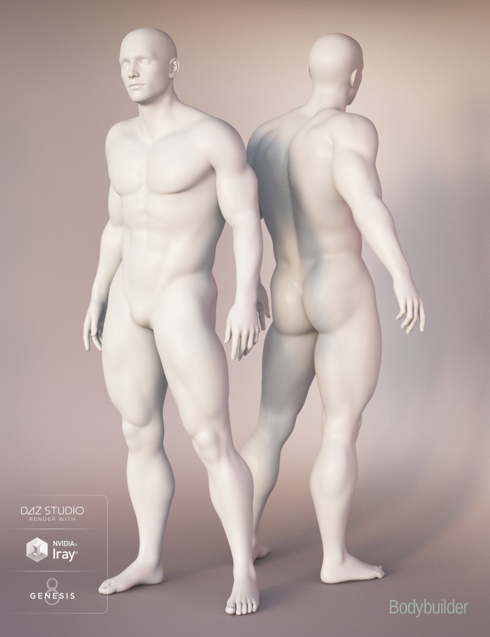 Genesis 8 Male Body Morphs by: , 3D Models by Daz 3D