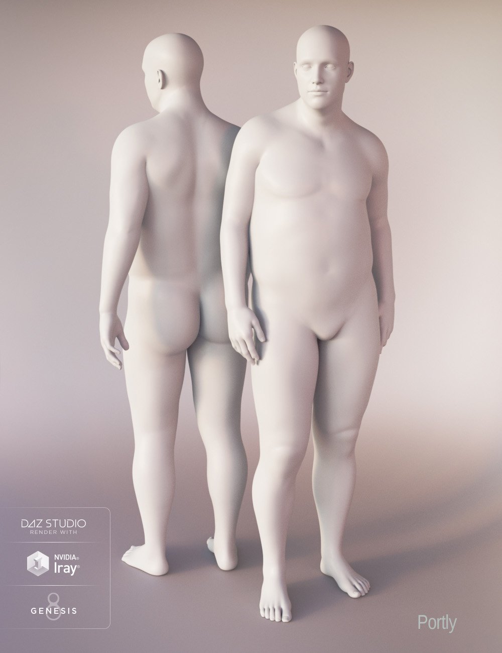 Genesis 8 Male Body Morphs by: , 3D Models by Daz 3D