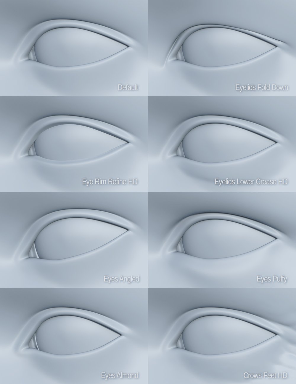 Genesis 8 Male Head Morphs by: , 3D Models by Daz 3D