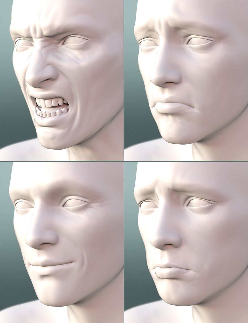 Genesis 8 Male Expressions Genesis 8 Male Expressions by: , 3D Models by Daz 3D