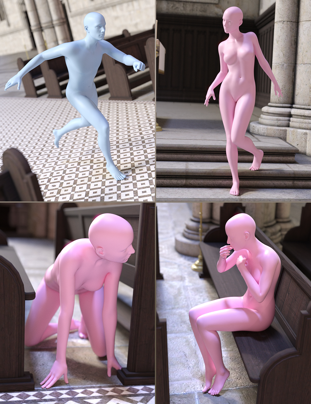 Who Done It Sacrament Poses for Genesis 3 Who Done It Sacrament Poses for Genesis 3 by: DianePredatron, 3D Models by Daz 3D