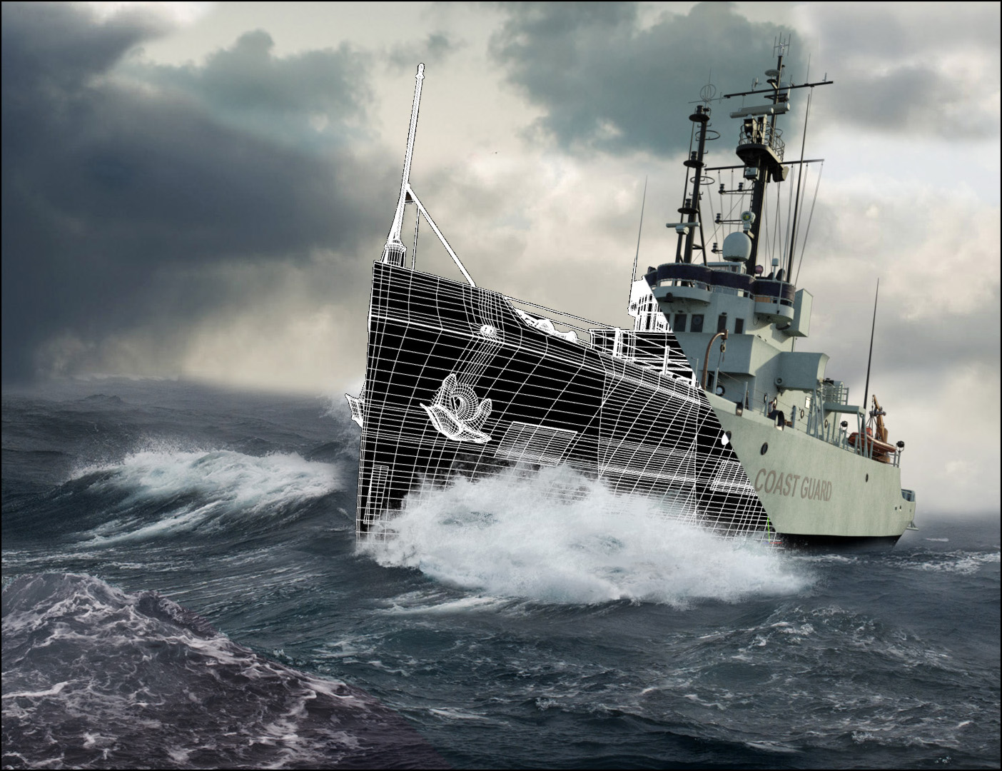 Coastguard Cutter Coastguard Cutter by: 3djoji, 3D Models by Daz 3D