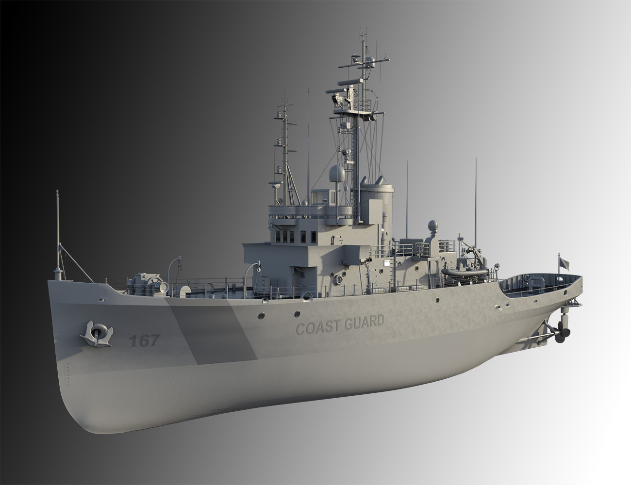 Coastguard Cutter Coastguard Cutter by: 3djoji, 3D Models by Daz 3D