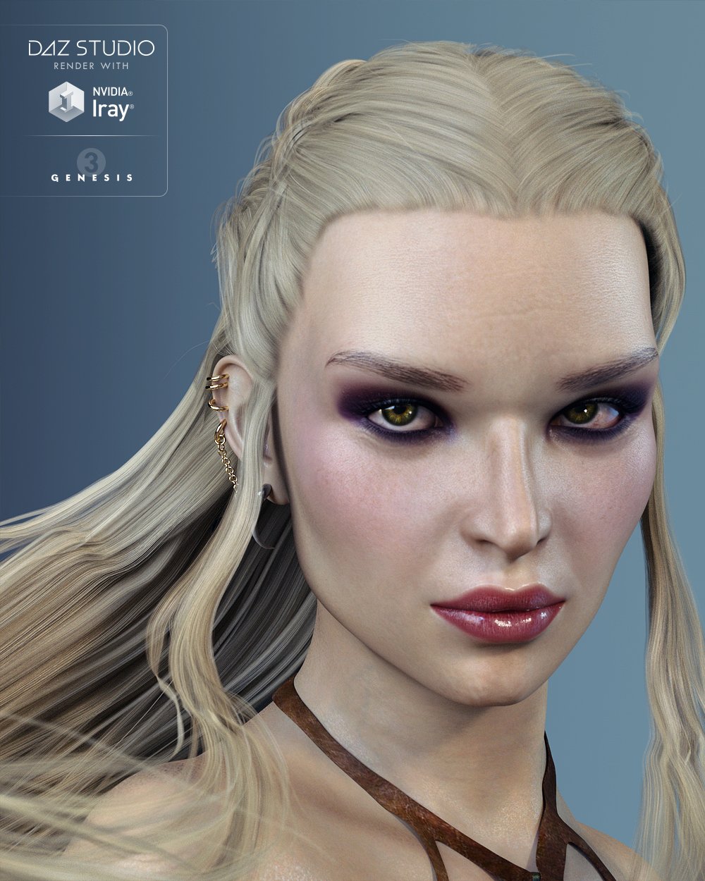 Svanhilda for Genesis 3 Female by: TwiztedMetal, 3D Models by Daz 3D