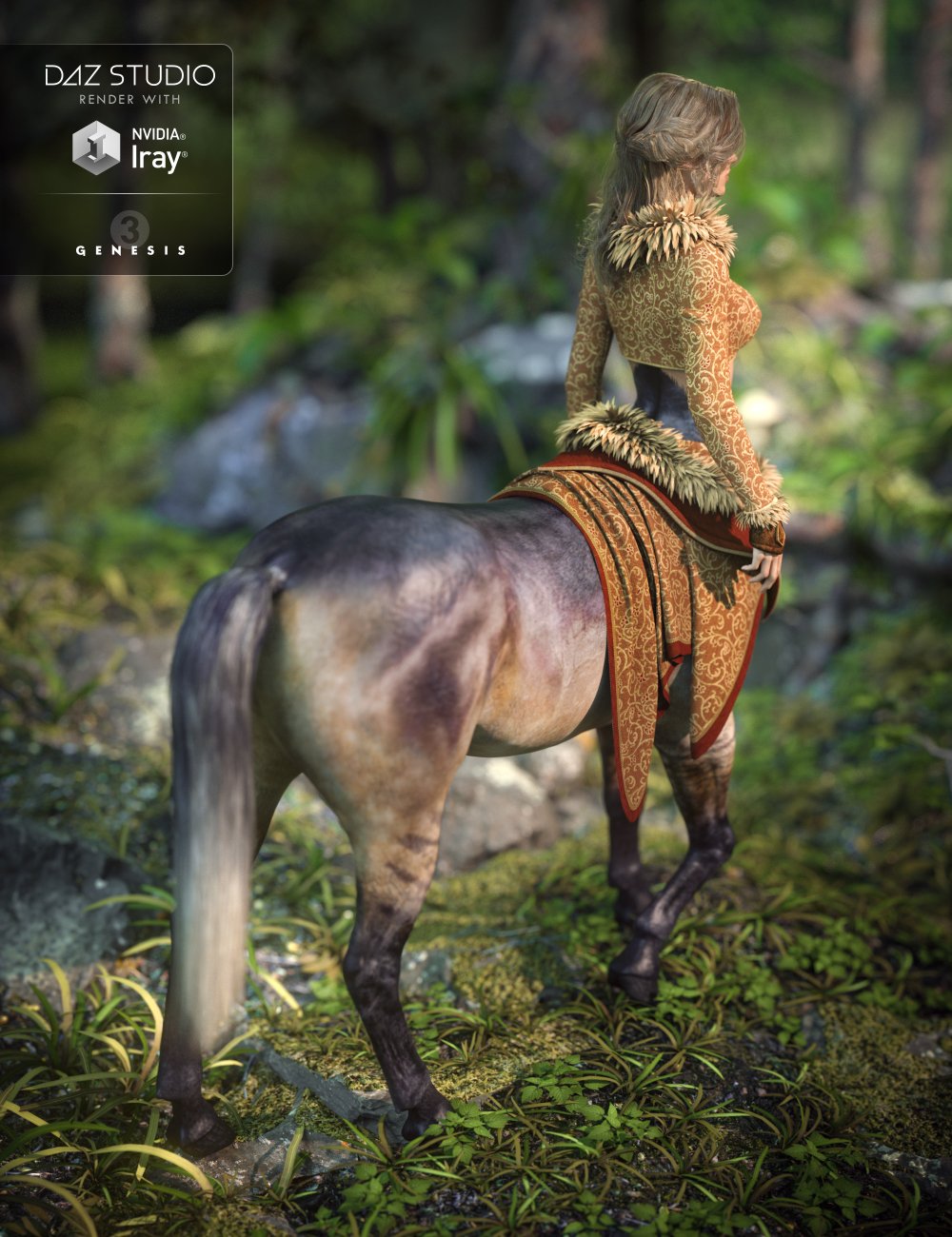 Mythos Outfit for Centaur 7 Female by: Anna BenjaminMada, 3D Models by Daz 3D