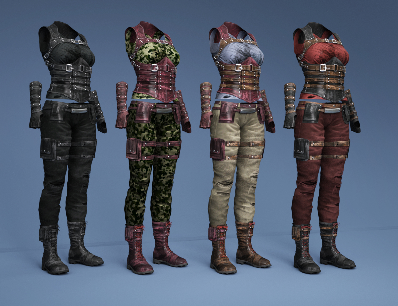 Relentless Mercenary Outfit Textures Relentless Mercenary Outfit Textures by: Demian, 3D Models by Daz 3D