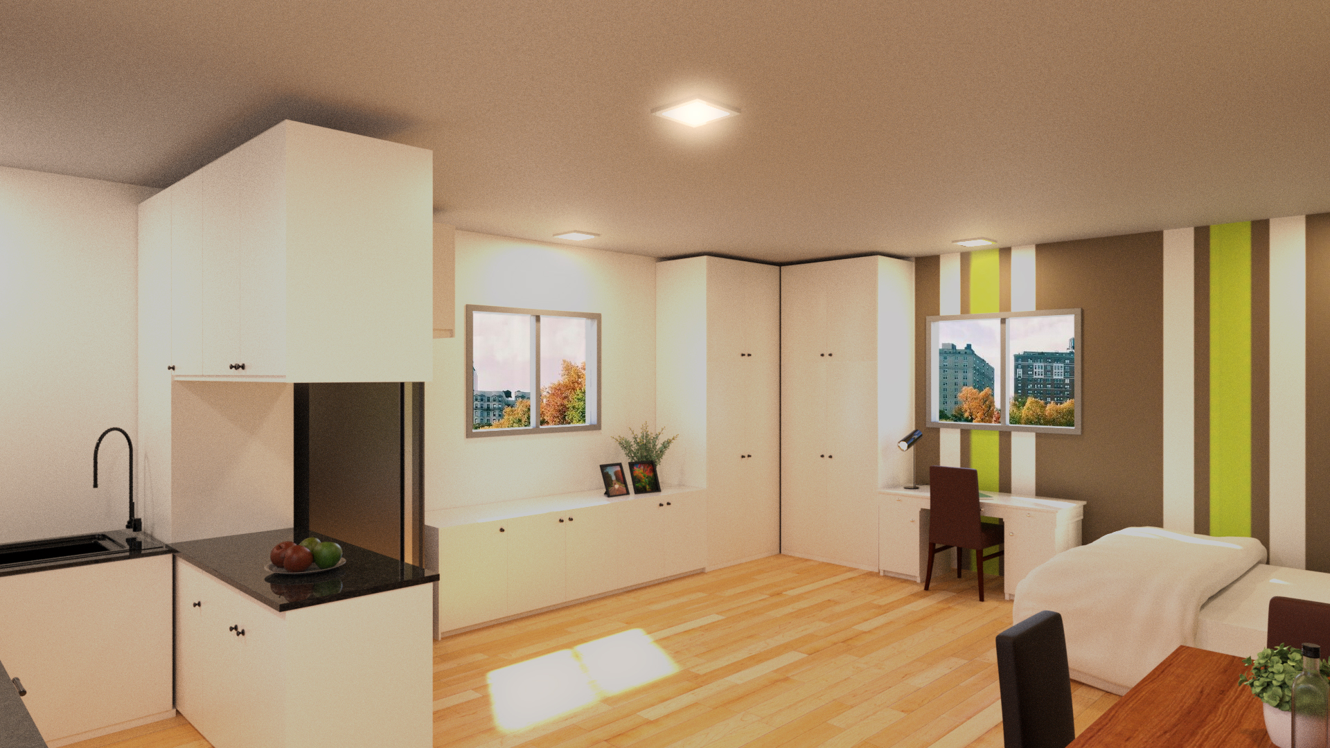 Cozy Studio Apartment Cozy Studio Apartment by: Tesla3dCorp, 3D Models by Daz 3D
