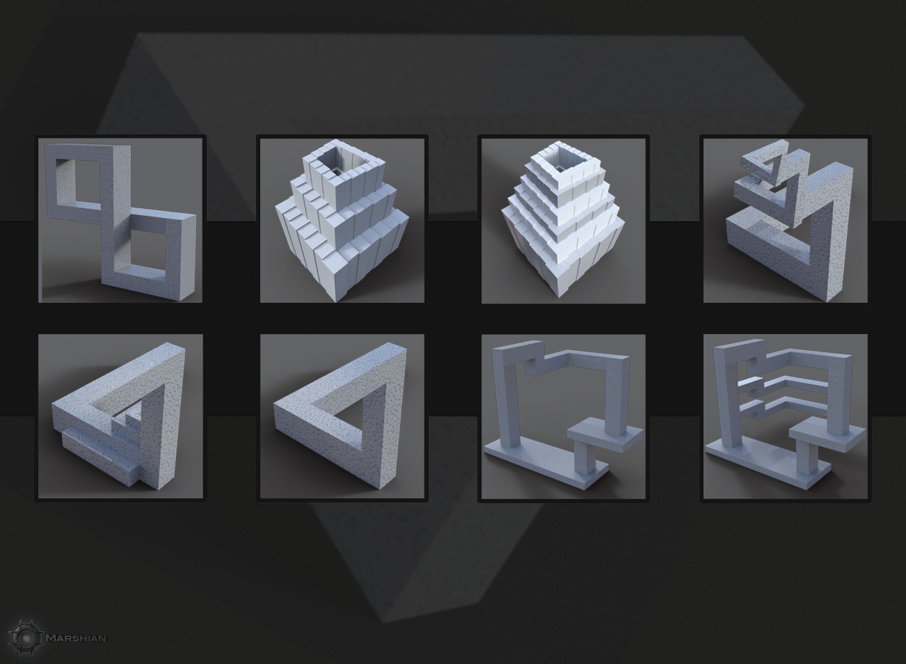 Impossible Objects Impossible Objects by: Marshian, 3D Models by Daz 3D