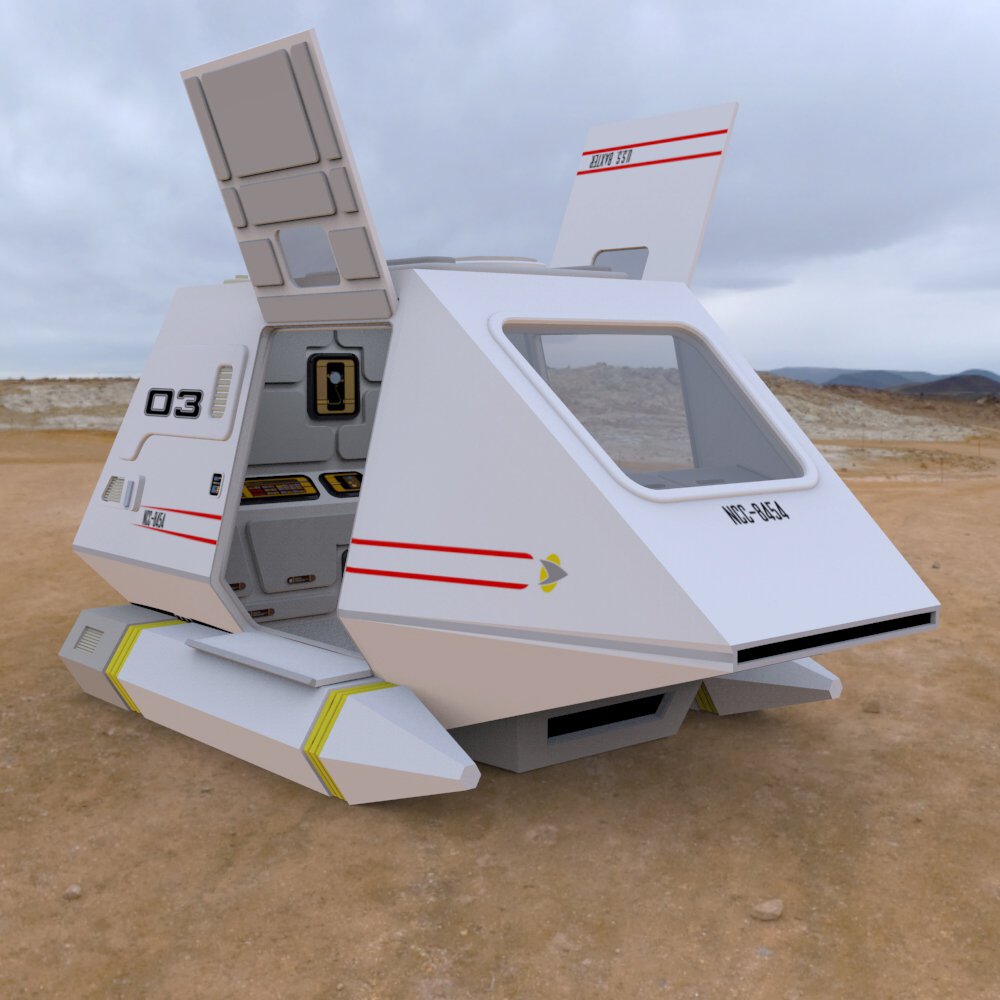 Shuttle Model XV (for Poser) | Daz 3D