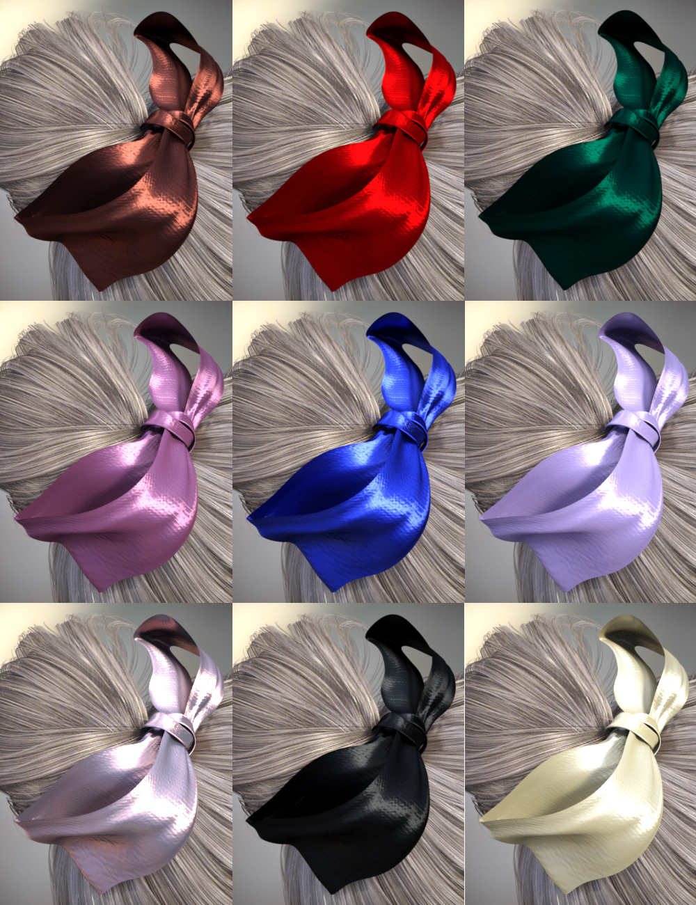 Colors for Summer Fun Hair by: goldtassel, 3D Models by Daz 3D