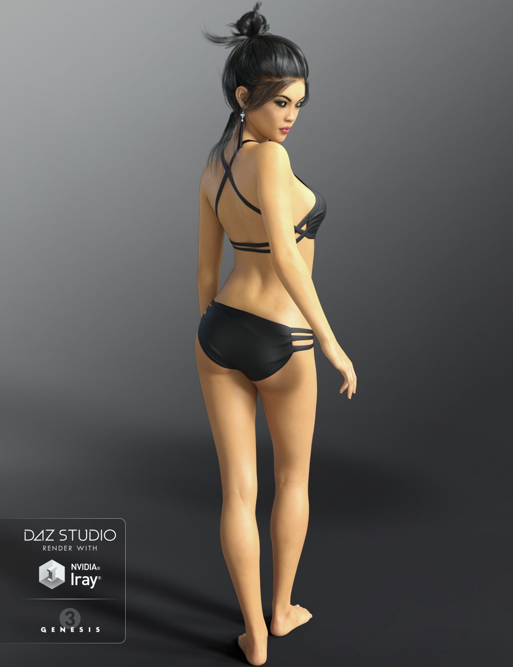 FW Liling HD for Genesis 3 Female by: Fred Winkler Art, 3D Models by Daz 3D
