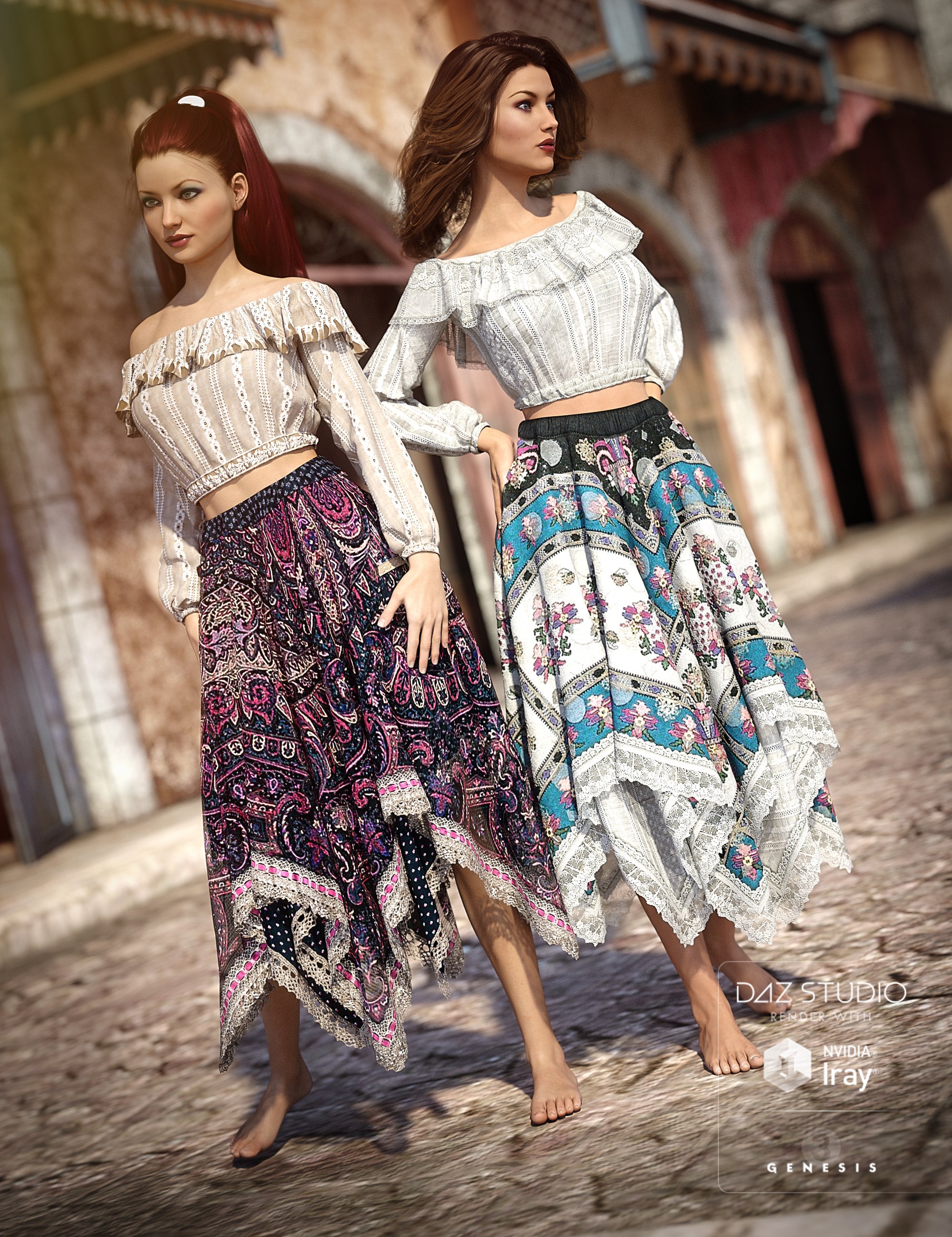 Beauty of Boho Too by: Sarsa, 3D Models by Daz 3D
