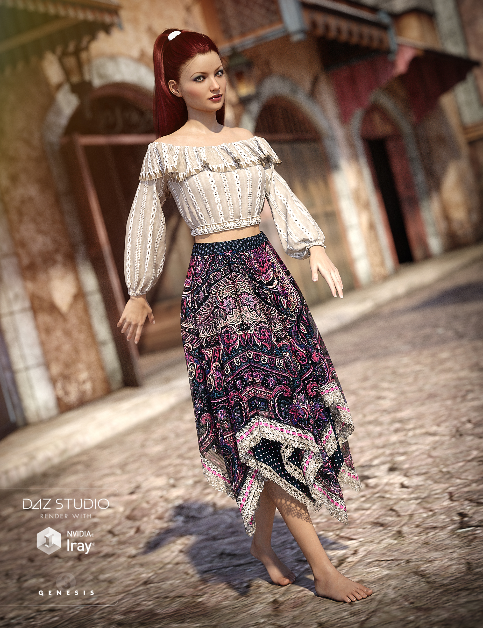 Beauty of Boho Too by: Sarsa, 3D Models by Daz 3D