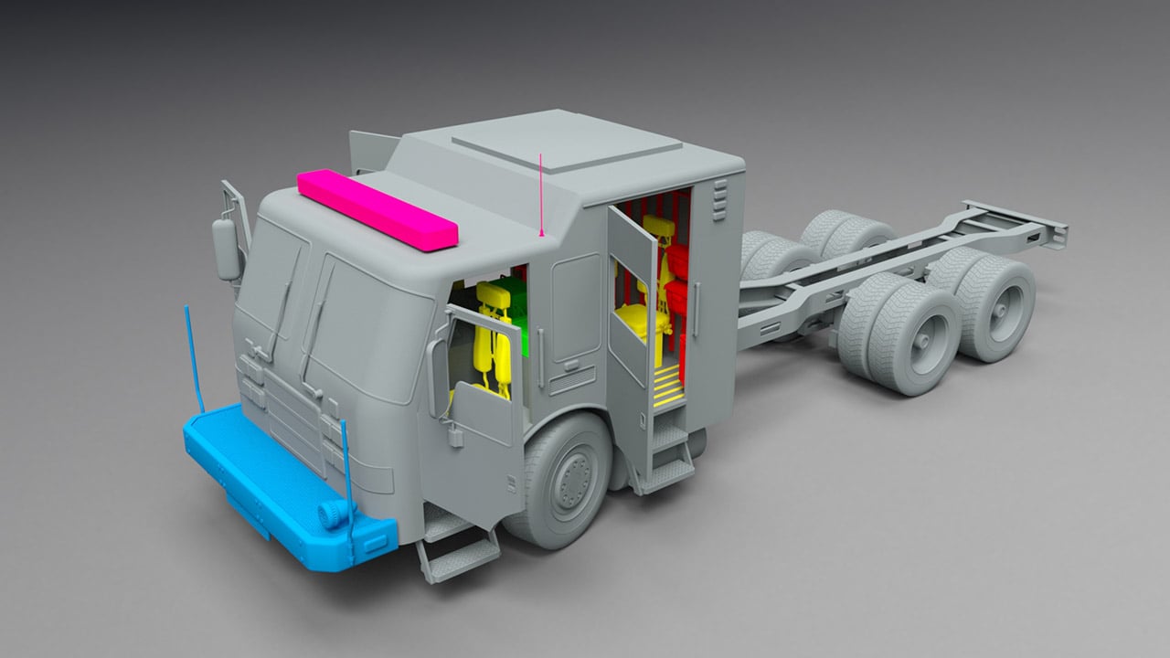 Fire Truck by: Mely3D, 3D Models by Daz 3D