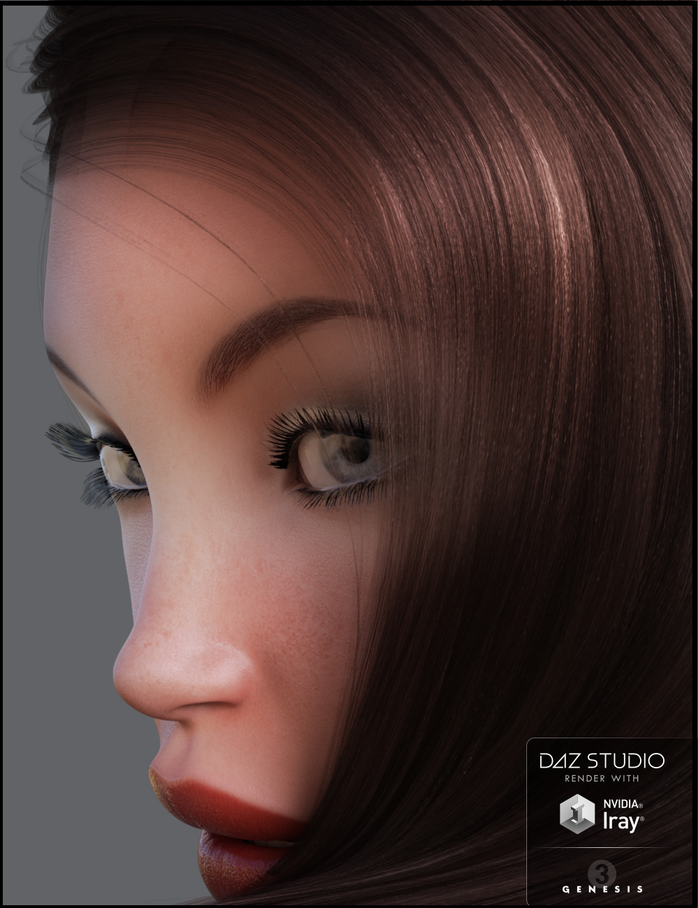 Get Lashed - Lashes System for Genesis 3 Female(s) by: Nikisatez, 3D Models by Daz 3D