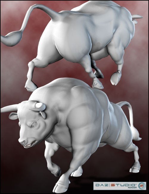 Bull by: , 3D Models by Daz 3D
