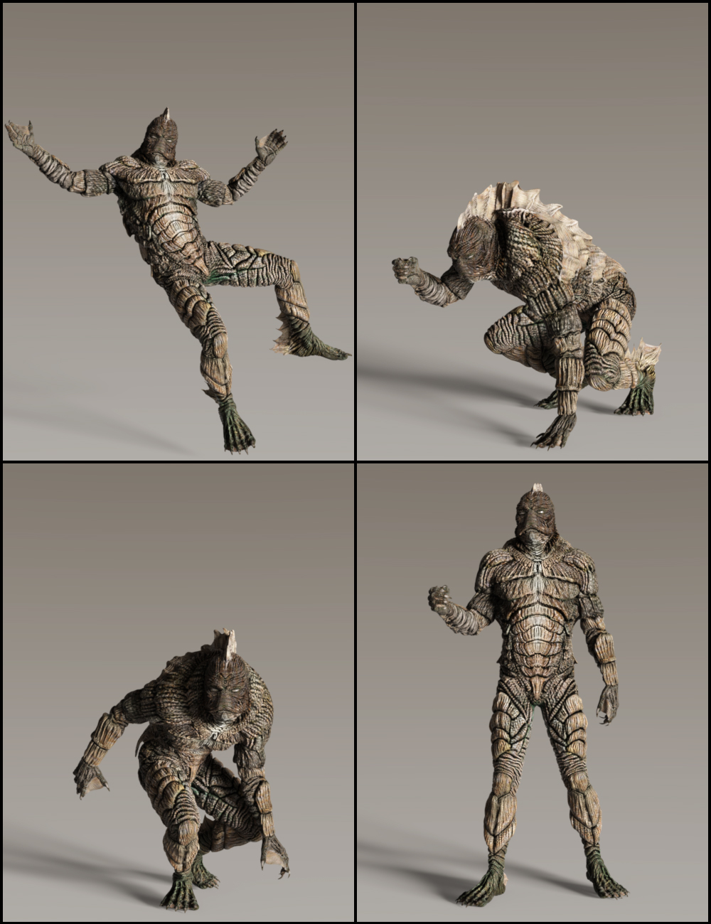 Quixotry's Poses for Creech Evolution by: Quixotry, 3D Models by Daz 3D