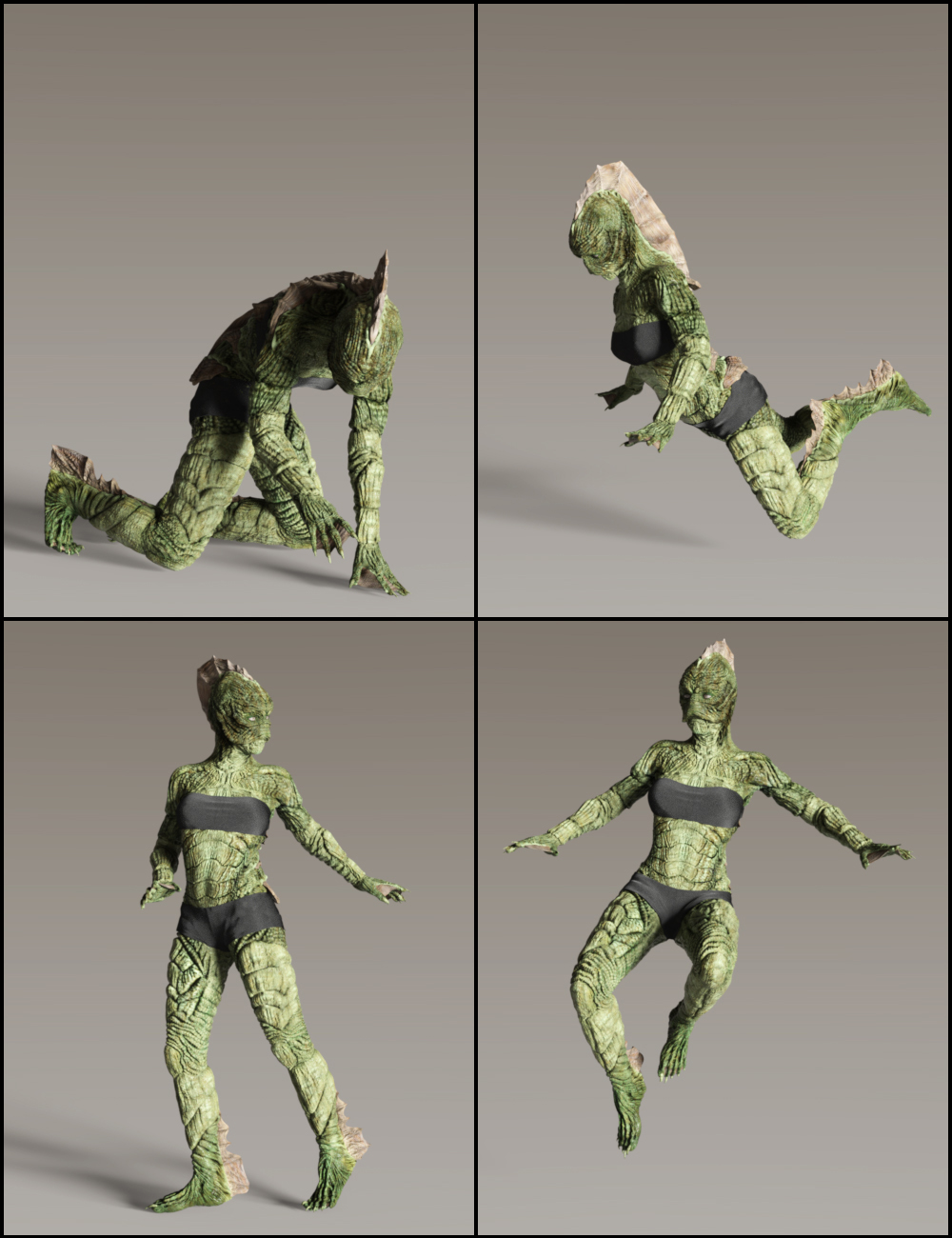 Quixotry's Poses for Creech Evolution Quixotry's Poses for Creech Evolution by: Quixotry, 3D Models by Daz 3D