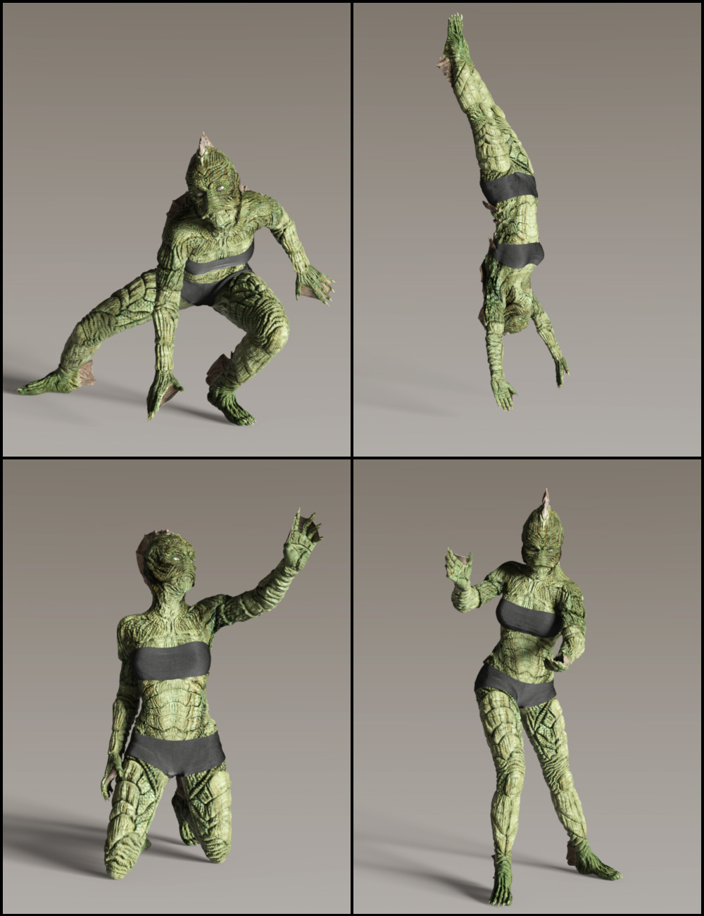 Quixotry's Poses for Creech Evolution Quixotry's Poses for Creech Evolution by: Quixotry, 3D Models by Daz 3D
