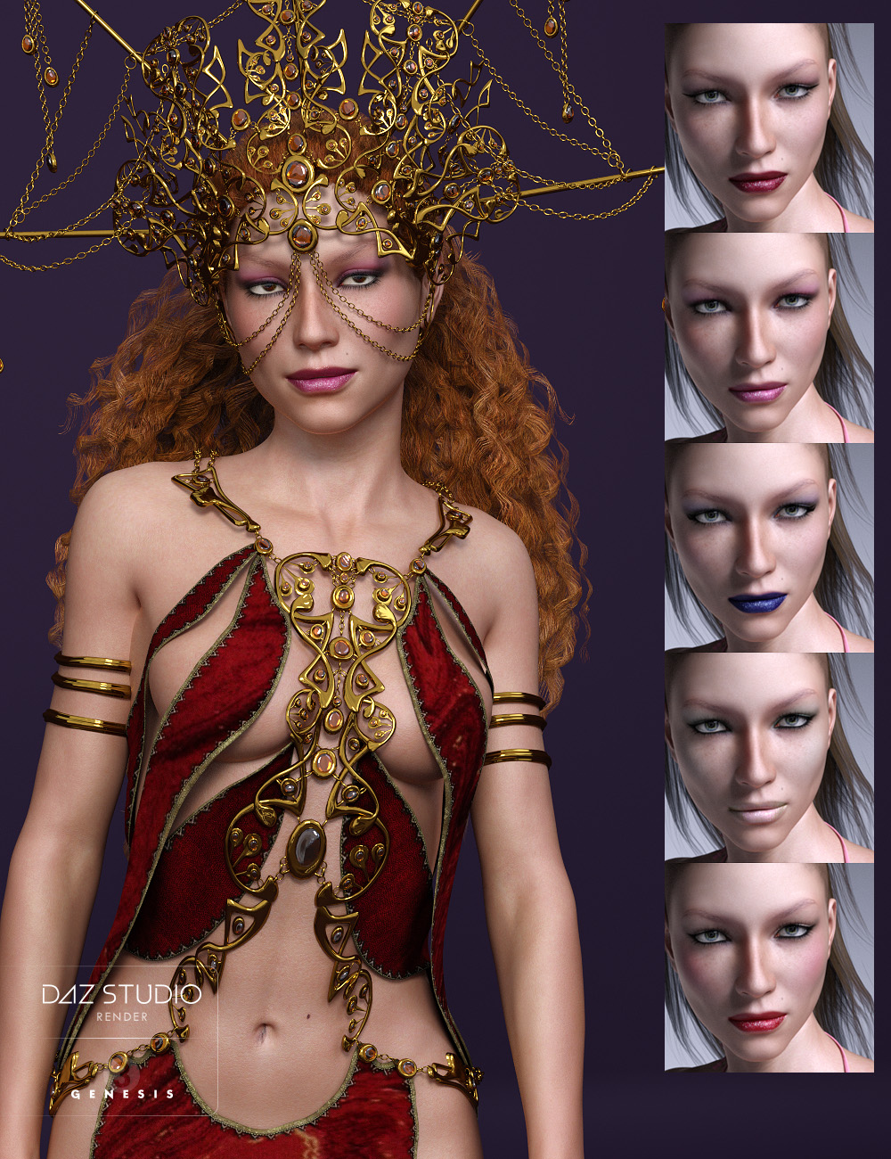 Kimberly for Ophelia 7 and Genesis 3 Female by: Darwins Mishap(s), 3D Models by Daz 3D
