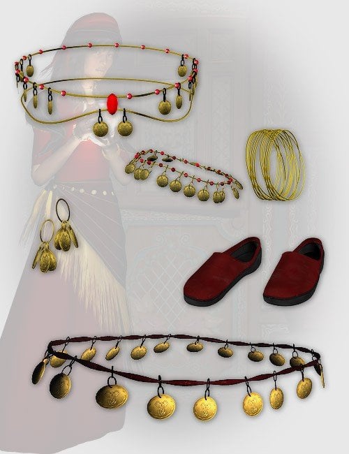 Fortune Teller Accessories for SP3 and V3 by: , 3D Models by Daz 3D