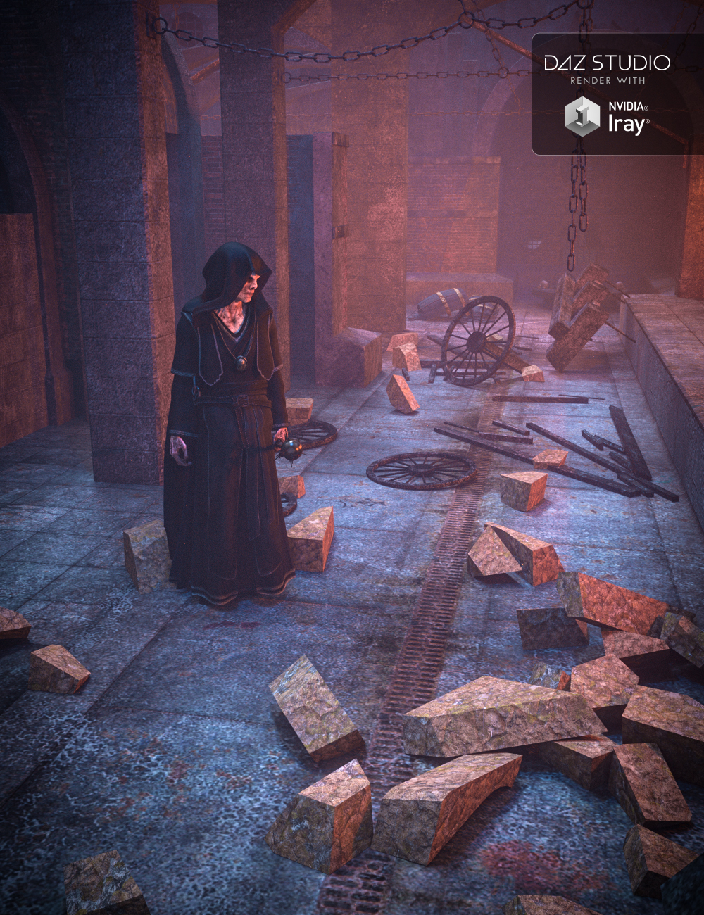 Chamber of Sorrows by: ForbiddenWhispersVal3dart, 3D Models by Daz 3D