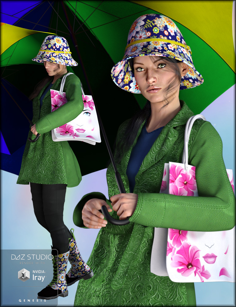 April Rain Textures by: Shox-Design, 3D Models by Daz 3D
