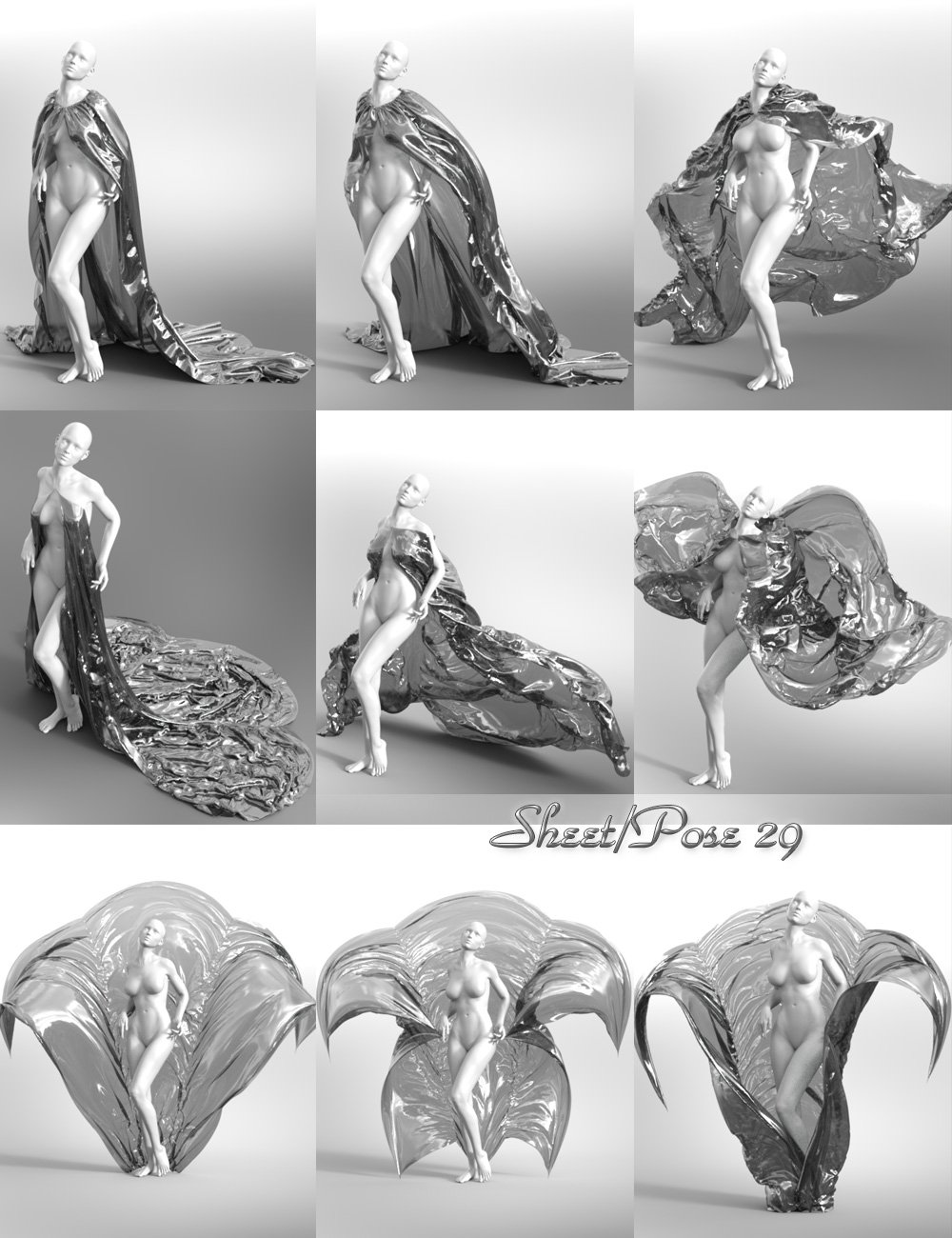 Shiny SheetZ II Genesis 3 Female(s) Shiny SheetZ II Genesis 3 Female(s) by: Jepe, 3D Models by Daz 3D