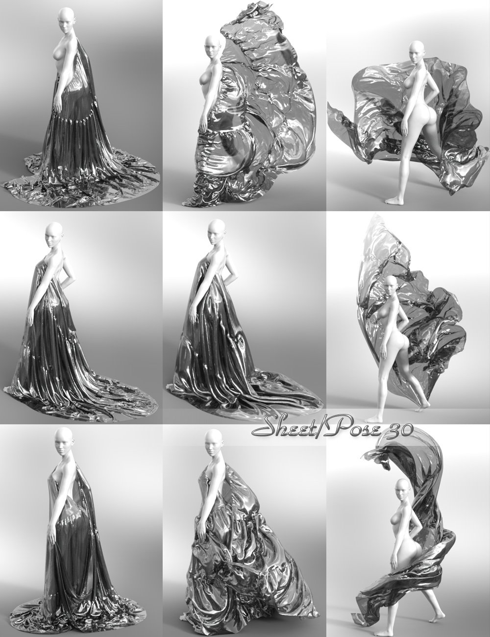Shiny SheetZ II Genesis 3 Female(s) Shiny SheetZ II Genesis 3 Female(s) by: Jepe, 3D Models by Daz 3D