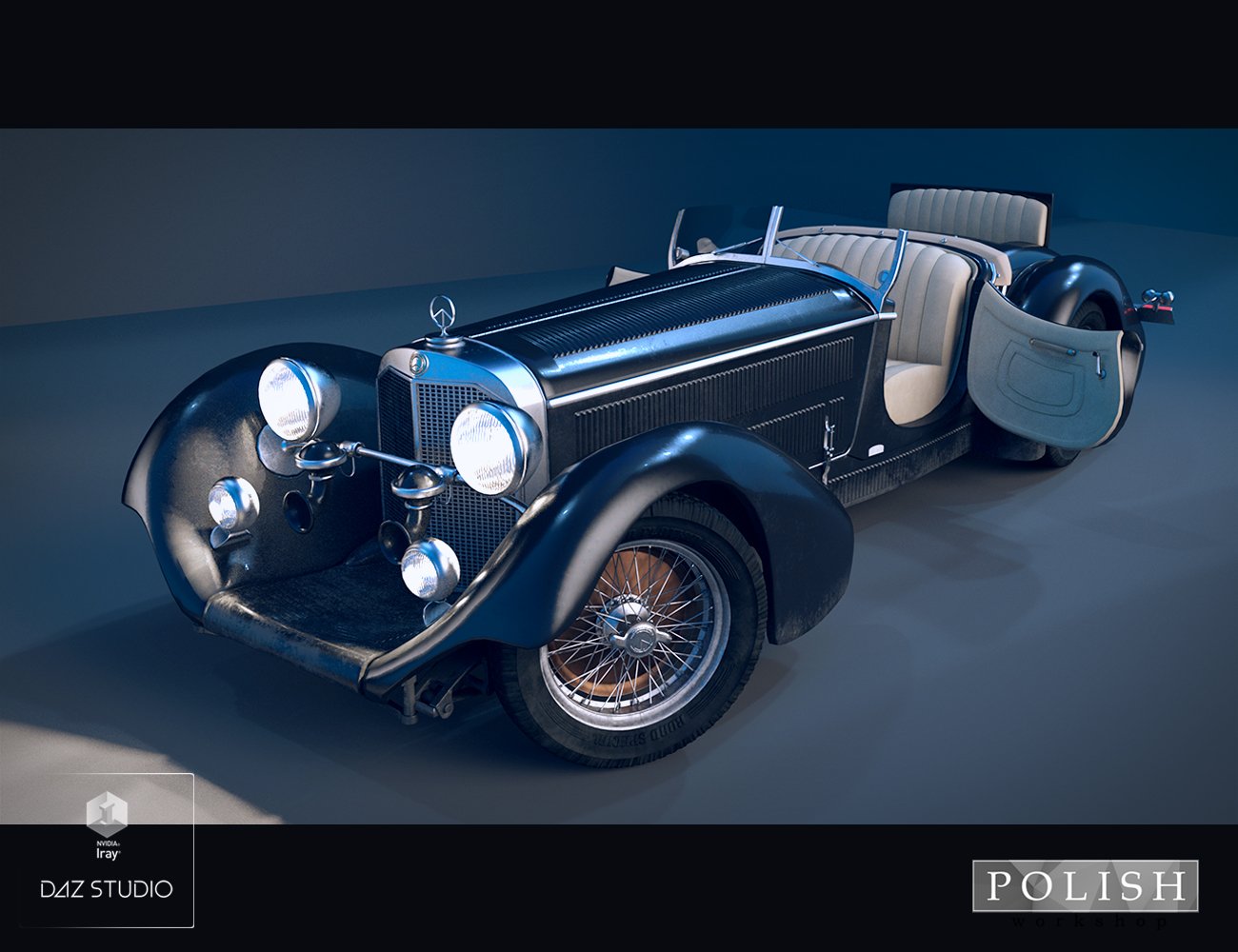 Retro Super Roadster Retro Super Roadster by: Polish, 3D Models by Daz 3D