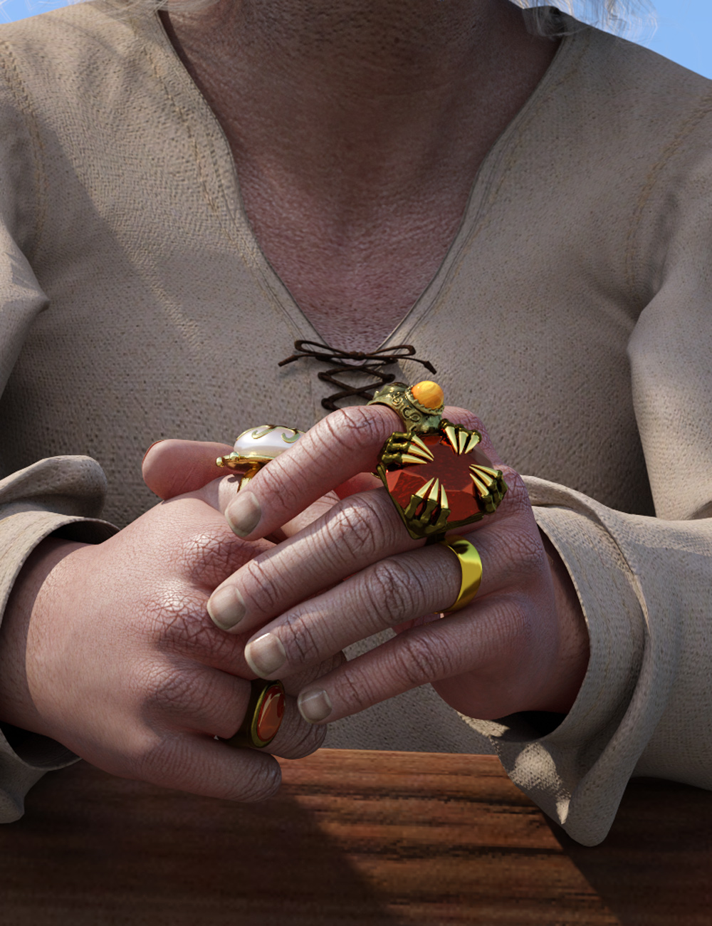 Fantasy Rings for Genesis 3 Fantasy Rings for Genesis 3 by: Amaranth, 3D Models by Daz 3D