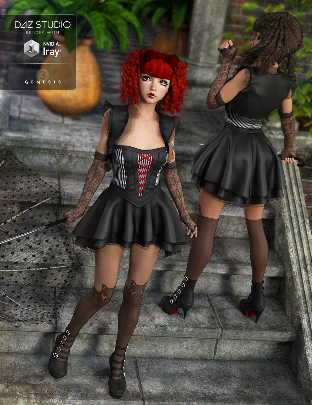 Goldie Locks Outfit for Genesis 3 Female(s) Goldie Locks Outfit for Genesis 3 Female(s) by: DemianYura, 3D Models by Daz 3D