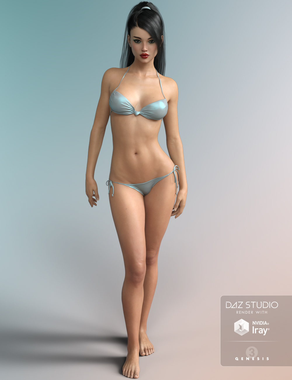 FW Ella HD for Genesis 3 Female by: Fred Winkler Art, 3D Models by Daz 3D