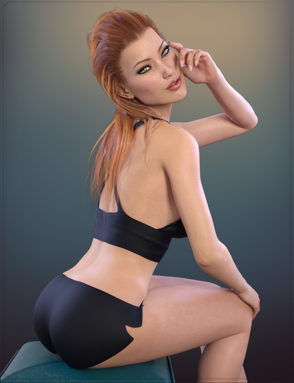Z Sitting - Poses for Genesis 3 Female by: Zeddicuss, 3D Models by Daz 3D