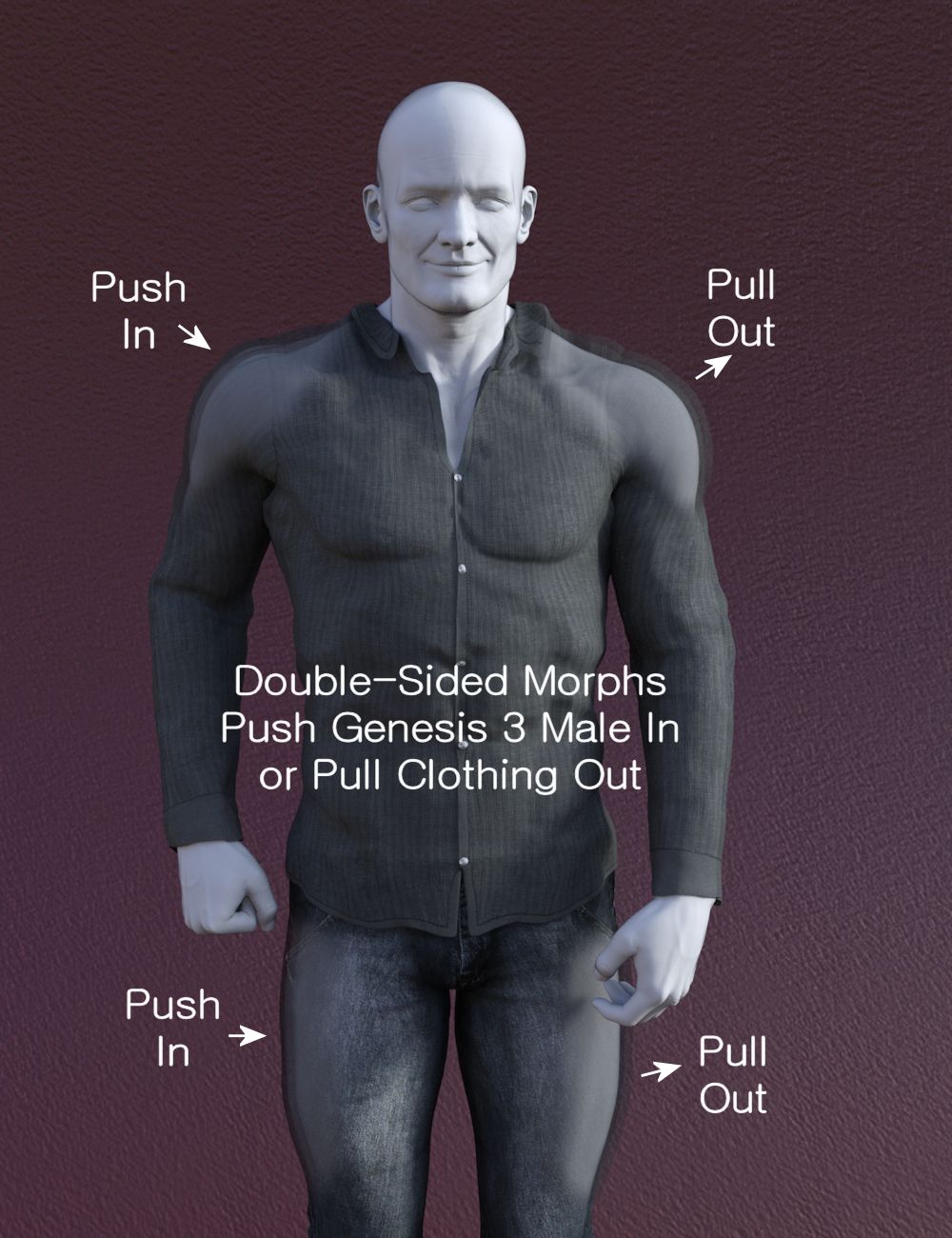 Poke-Away3! for Genesis 3 Male by: xenic101, 3D Models by Daz 3D