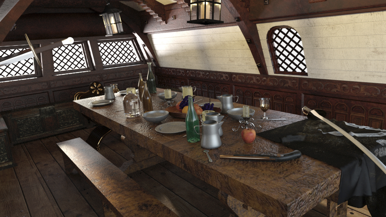 Pirate Dining by: PerspectX, 3D Models by Daz 3D