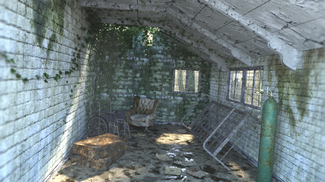 Forgotten Sanitarium by: PerspectX, 3D Models by Daz 3D