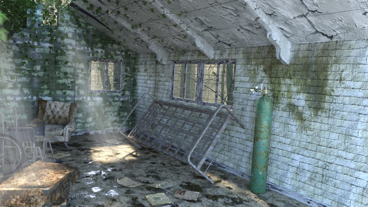 Forgotten Sanitarium Forgotten Sanitarium by: PerspectX, 3D Models by Daz 3D