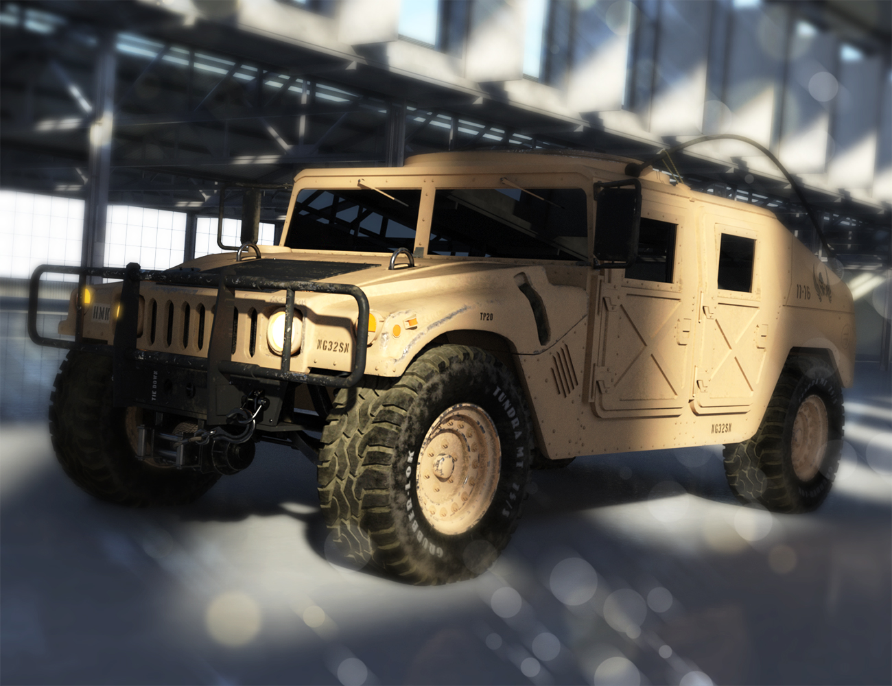Light Tactical Vehicle by: DarkEdgeDesign, 3D Models by Daz 3D