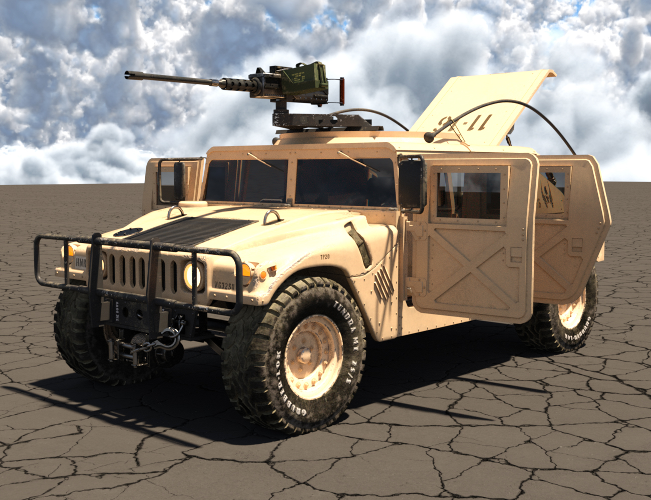 Light Tactical Vehicle by: DarkEdgeDesign, 3D Models by Daz 3D