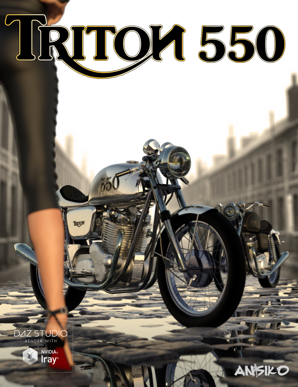 Triton Motorcycle Triton Motorcycle by: Ansiko, 3D Models by Daz 3D
