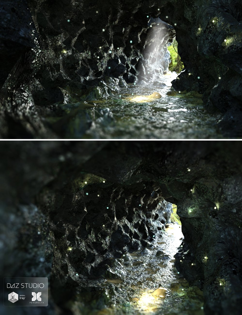 Mystical Cave by: PerspectX, 3D Models by Daz 3D