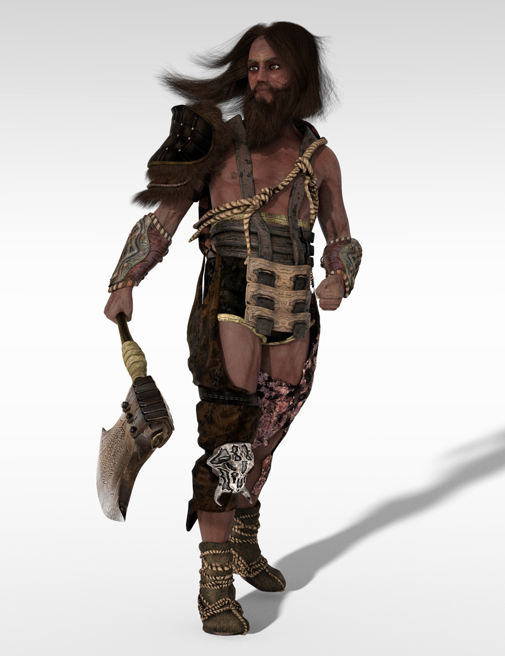 Barbaric HD Bundle for Genesis 3 Male by: Sixus1 Media, 3D Models by Daz 3D