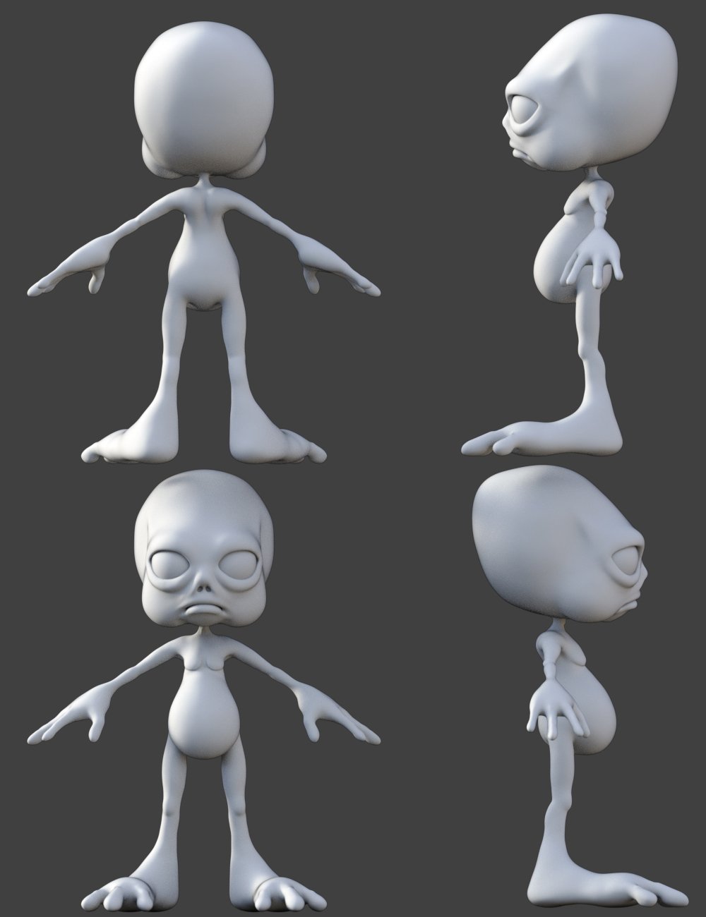 LiL Alien Guy LiL Alien Guy by: TheDarkerSideOfArt, 3D Models by Daz 3D