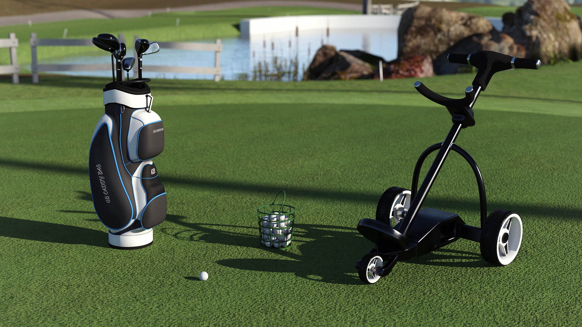 Golf Course Props Daz 3D